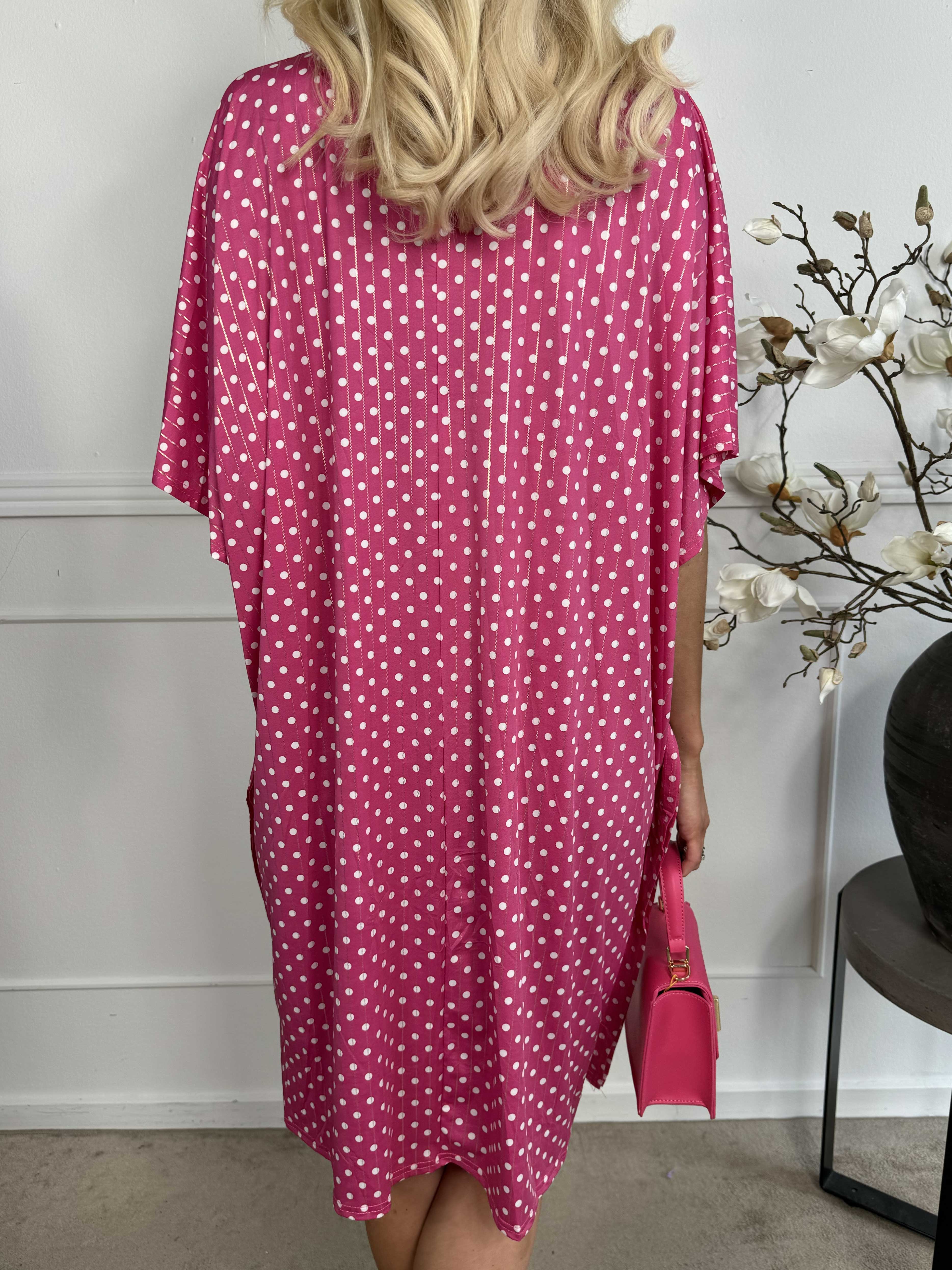 Azmina Dot - Elastisk tunikakjole i loose fit